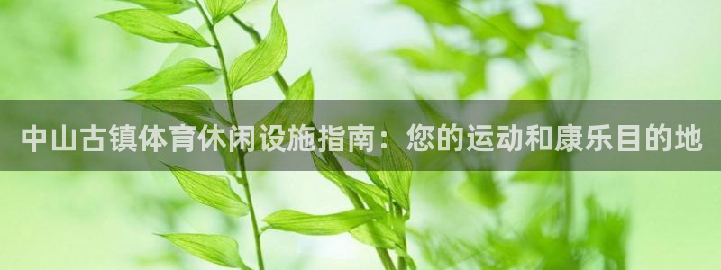 意昂体育3招商电话是多少：中山古镇体育休闲设施指南：