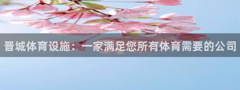 意昂体育3平台注册：晋城体育设施：一家满足您所有体育