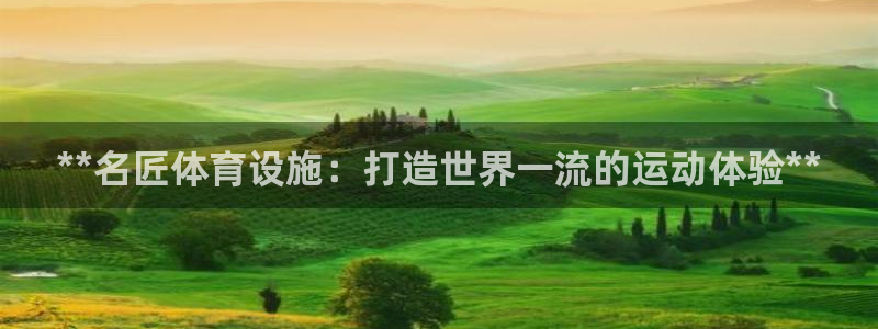 意昂体育3平台注册：**名匠体育设施：打造世界一流的