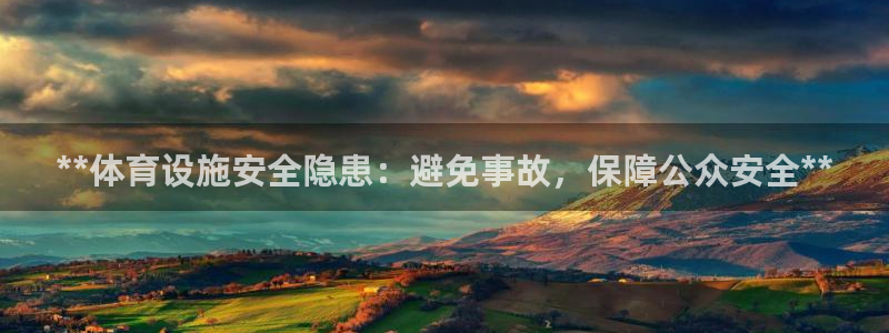 意昂体育3平台APP：**体育设施安全隐患：避免事故